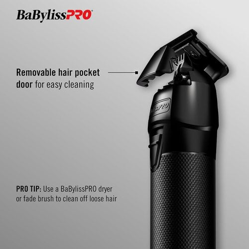 BaBylissPRO FXONE Professional Cordless Trimmers - Interchangeable Battery for Men