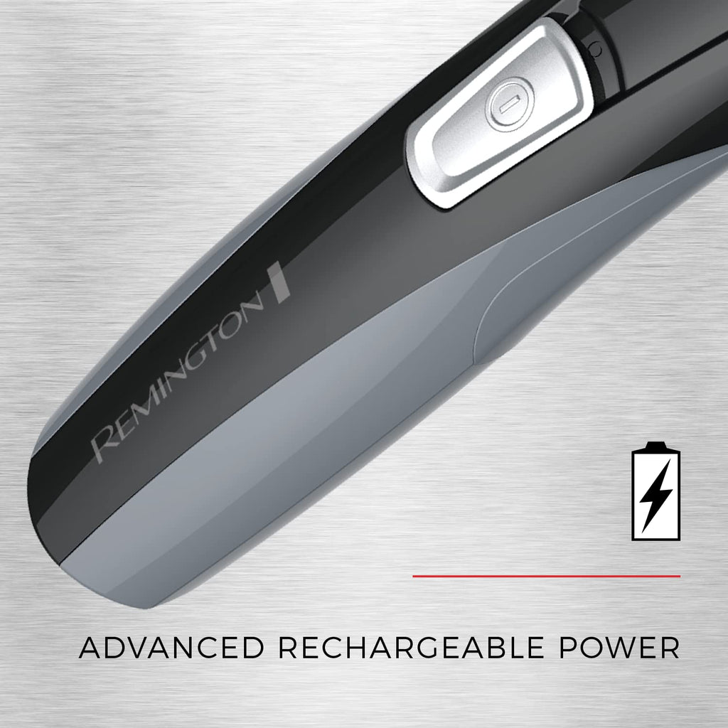 Remington Head to Toe Advanced Rechargeable Powered Body Groomer Kit, Beard Trimmer (10 Pieces), 6.3 Inch, Black (Pack of 2)