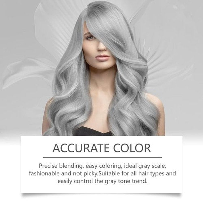 Regine Switzerland Silver Hair Dye - 2-in-1 Nourishing Color & Conditioning Essence | 3.53 Fl Oz (2 Pack)