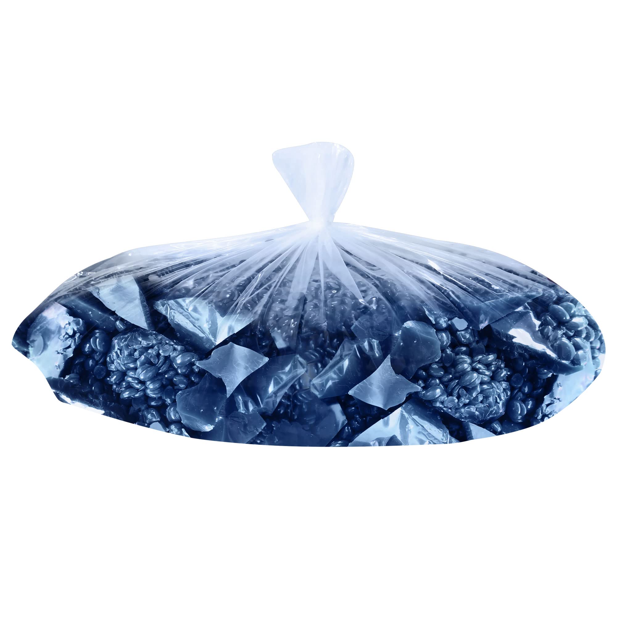 Waxness Film Hard Wax Blue Professional 22 lb (10 kg) – Stripless Professional Hard Wax Bulk Size for Face & Body, Salon Use – Made in Italy