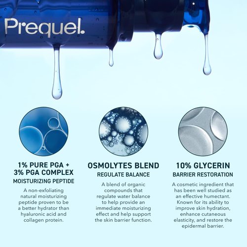 Prequel Skin Multi-Quench Hydration Serum - Intensive Moisturizing for Dry Skin | 1.7oz