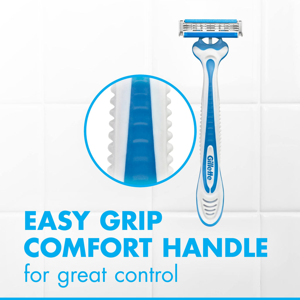 Gillette Sensor3 Cool Men's Disposable Razor, 36 Count (Pack of 12)