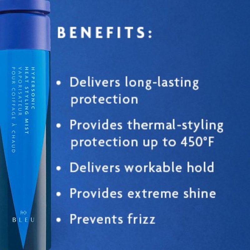 R+Co Hypersonic Heat Styling Mist - Heat Protectant for Blow-Drying & Hot Tools - Adds Shine & Softness - 6.7 oz