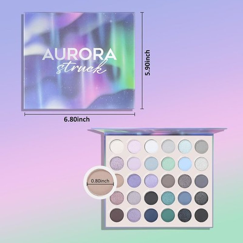 Regine Switzerland Eyeshadow Palette - 30 Pigmented Matte & Shimmer Shades | Long-Lasting Waterproof