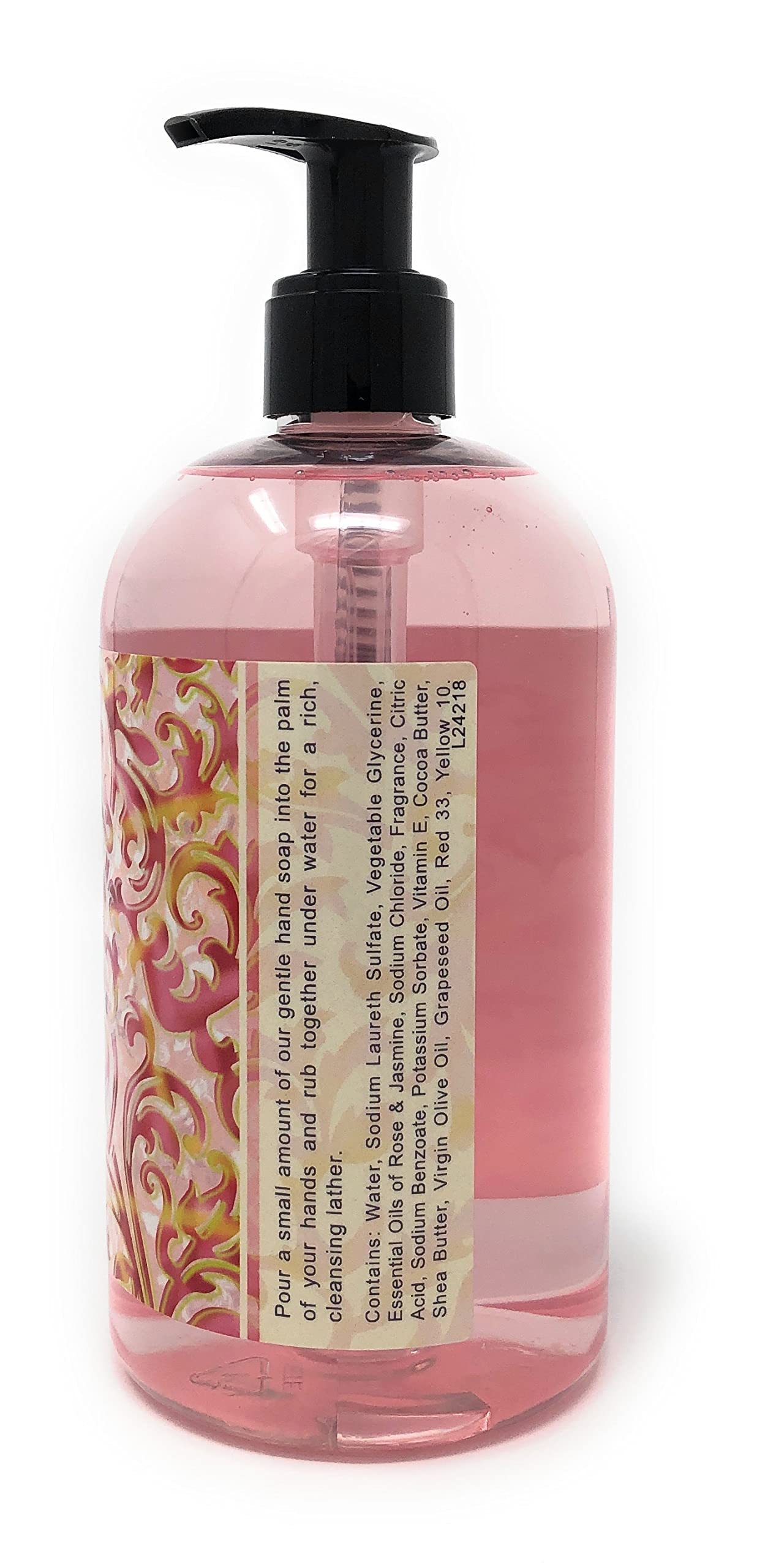 Greenwich Bay Trading Company Luxurious Hand Soap, Rosewater & Jasmine. 16 Fl Oz (R2Y015)