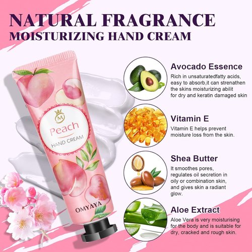 Skiennix Mini Hand Cream Gift Set - 120 Pack Travel Size Lotion for Dry Cracked Hands | Perfect Teacher Appreciation & Valentine's Day Gifts