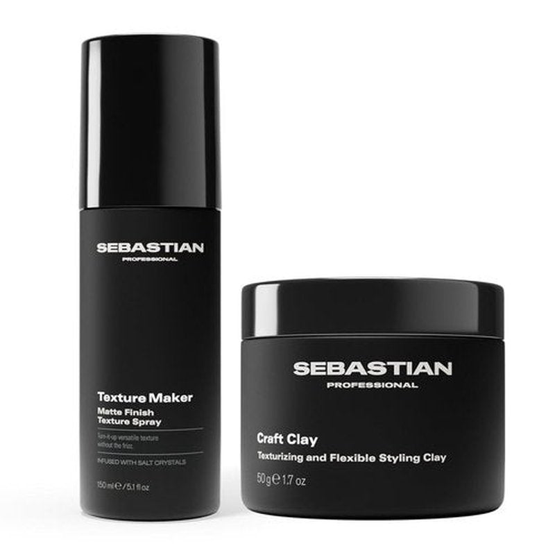 Sebastian Craft Clay - Remoldable Texturizing Hair Clay for Effortless Style | 2.5 oz