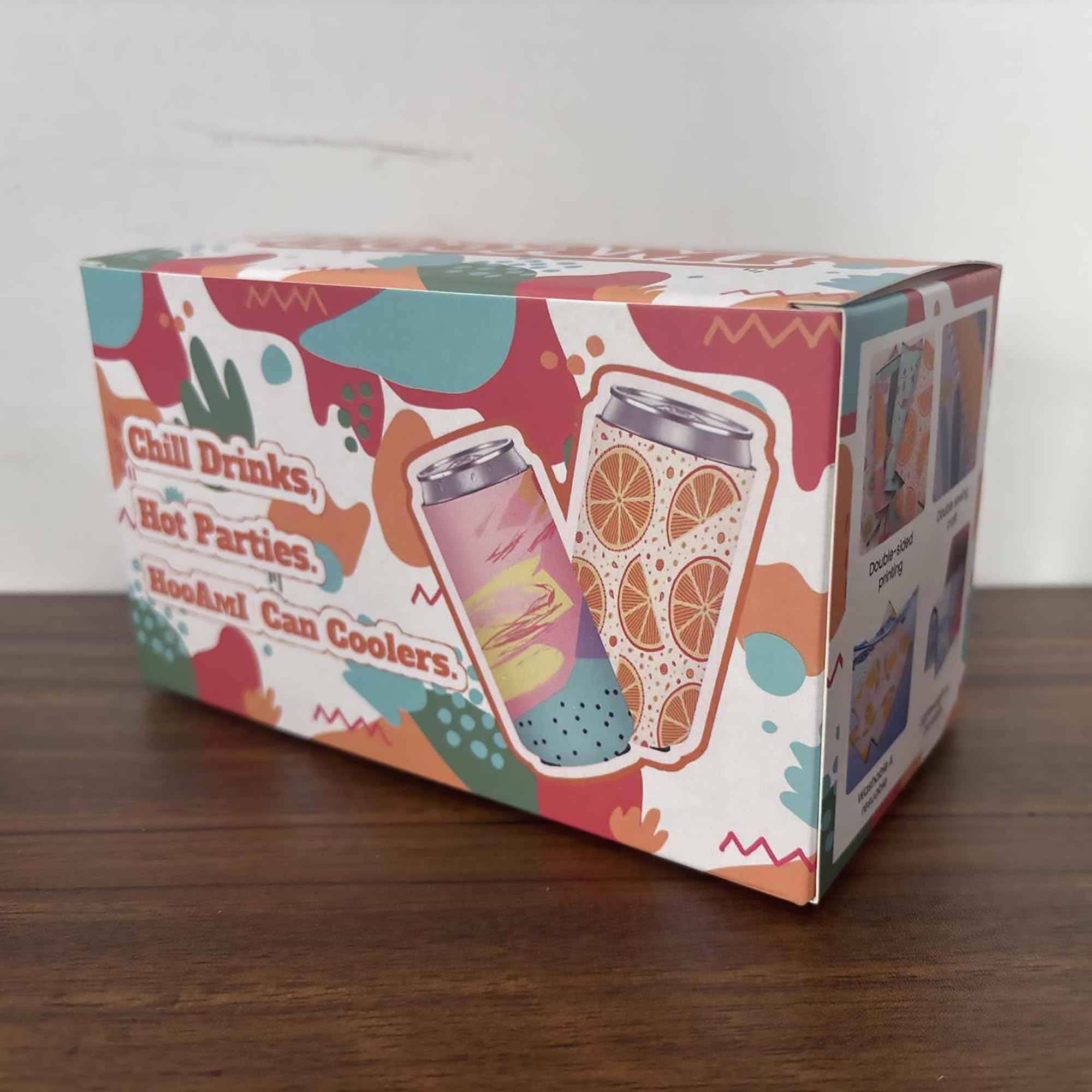 12 Pack Slim Can Cooler Sleeve Insulated Tall Cans 12 Oz Bulk Neoprene Slim Drink Bottle Holder Summer Party Decorations, Blanks for Vinyl Projects Birthday Wedding Favors & Gifts