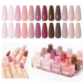 SUPWEE 12 Colors Nail Polish Set, Quick Dry Regular Natural Nude Pink Nail polish Non Gel, Atir Fast Drying Fingernail Lacquer for Women Girls Manicure Salon DIY Home