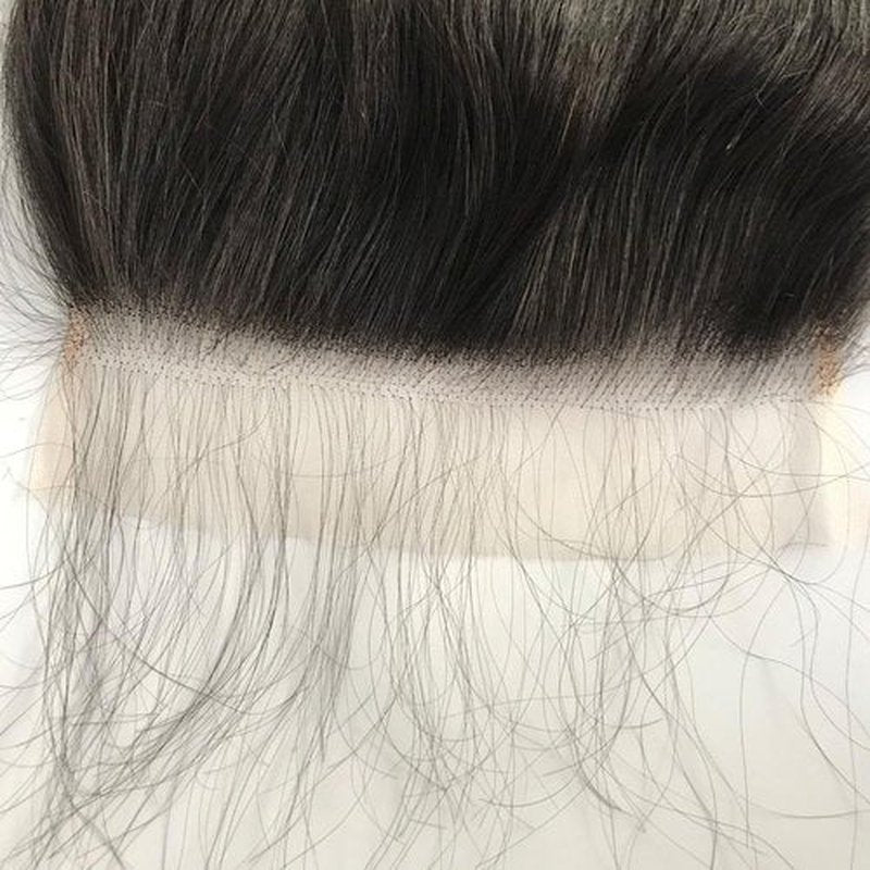 Grand Nature 5x5 HD Lace Closure, Virgin Human Hair Lace Closure Straight, Pre Plucked Natural Hair Line With Bleachable Knots