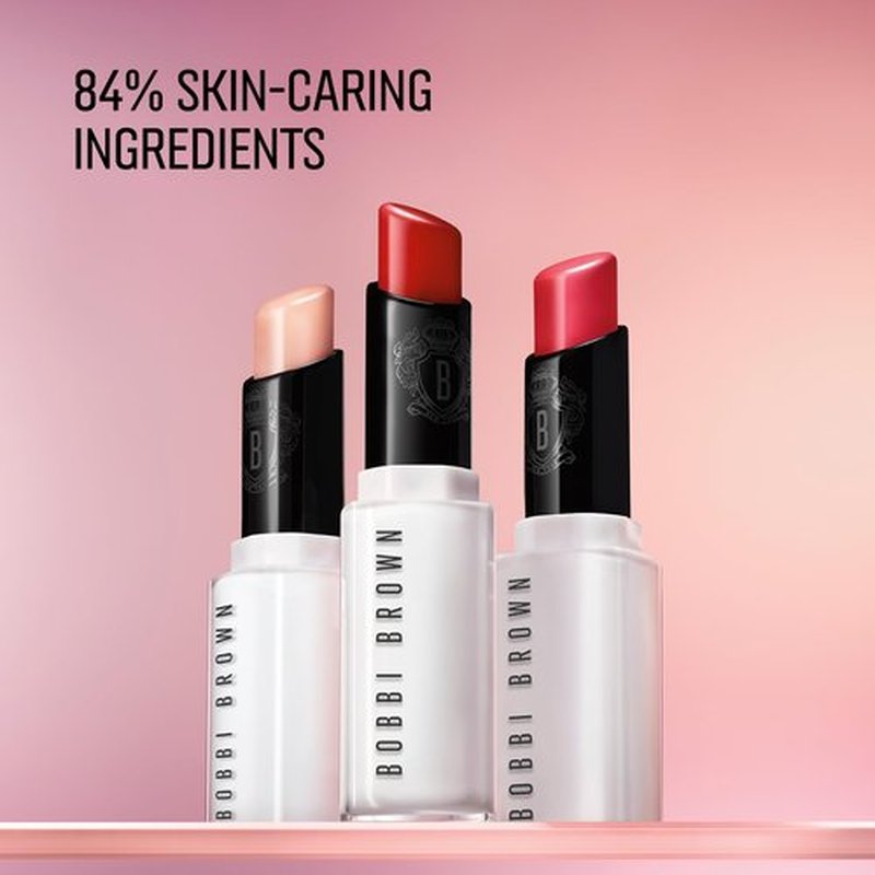 Bobbi Brown Extra Lip Tinted Balm | Hydrating Lip Treatment with Plumping + Peptide Technology, 0.08 Ounce, Bare