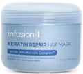 Infusion K Intense Repair Hair Mask with UltraKeratin Complex - Moisturizies & Nourishes | Strengthen & Repair Weak Dry Damaged Hair | Color Safe, Paraben, Sulfate, & Cruelty Free | USA Made (8 oz)
