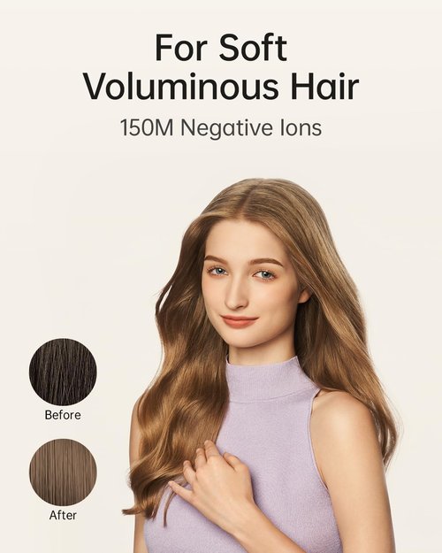 Laifen SE Lite Hair Dryer - Fast Drying Negative Ionic Technology | Lightweight Design & 2 Nozzles