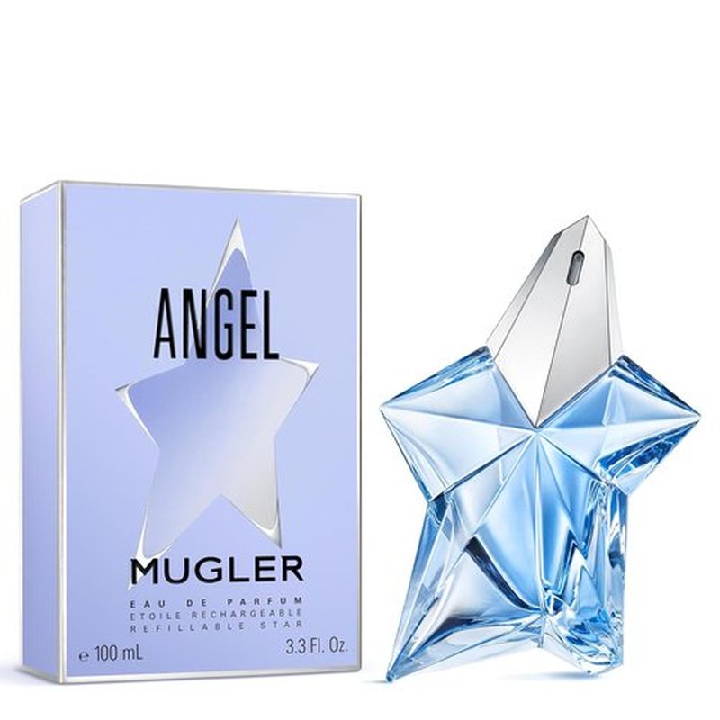 Mugler Angel Eau de Parfum | Women's Ambery & Woody Perfume with Bergamot, Praline & Patchouli