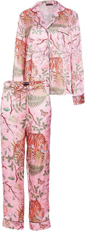 Karen Mabon Women's Pajama Set - Tiger Blossom Print | Soft, Comfortable Fabric