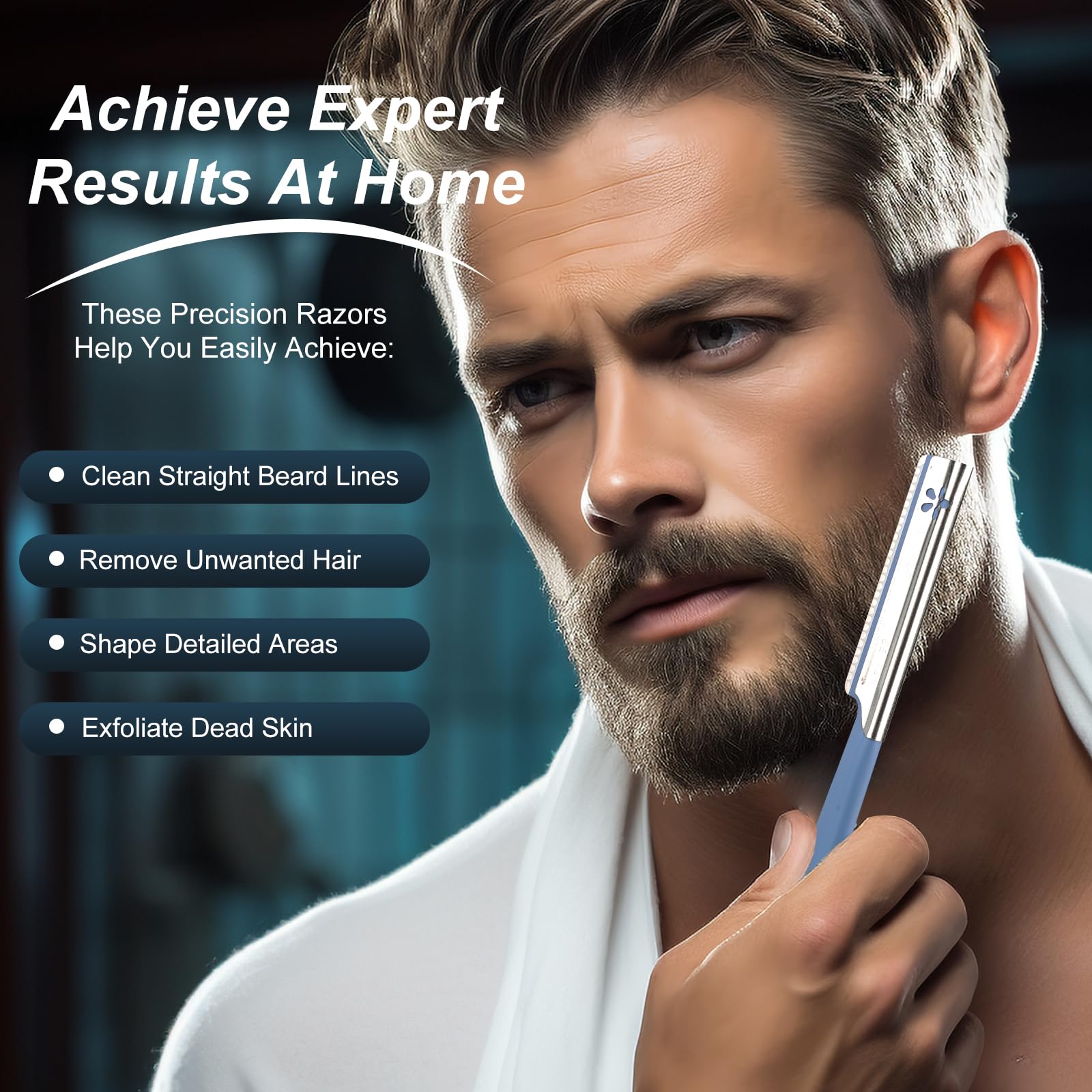 Women Facial Razor for Hair Removal - Dermaplaning Tool Peach Fuzz Trimmer Womens Fine Hair Remover Eyebrow Razors and Dermaplane Face Shavers Women's Exfoliating for Sensitive Skin Essential Travel