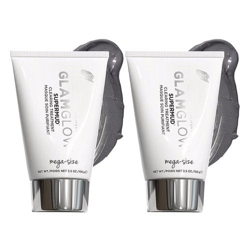 Glamglow SUPERMUD Clearing Face Mask - Instant Treatment for Acne-Prone Skin | Activated Charcoal & BHA