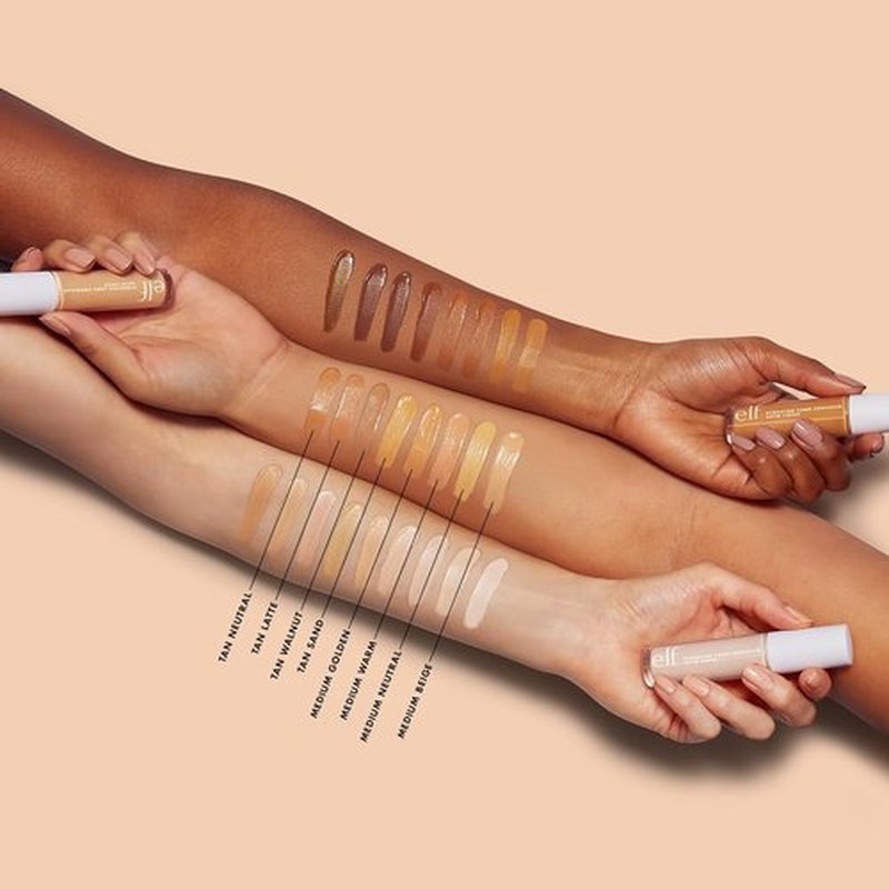 e.l.f. Hydrating Camo Concealer - Full-Coverage Satin Finish for Blemishes & Under-Eye Circles | Tan Neutral