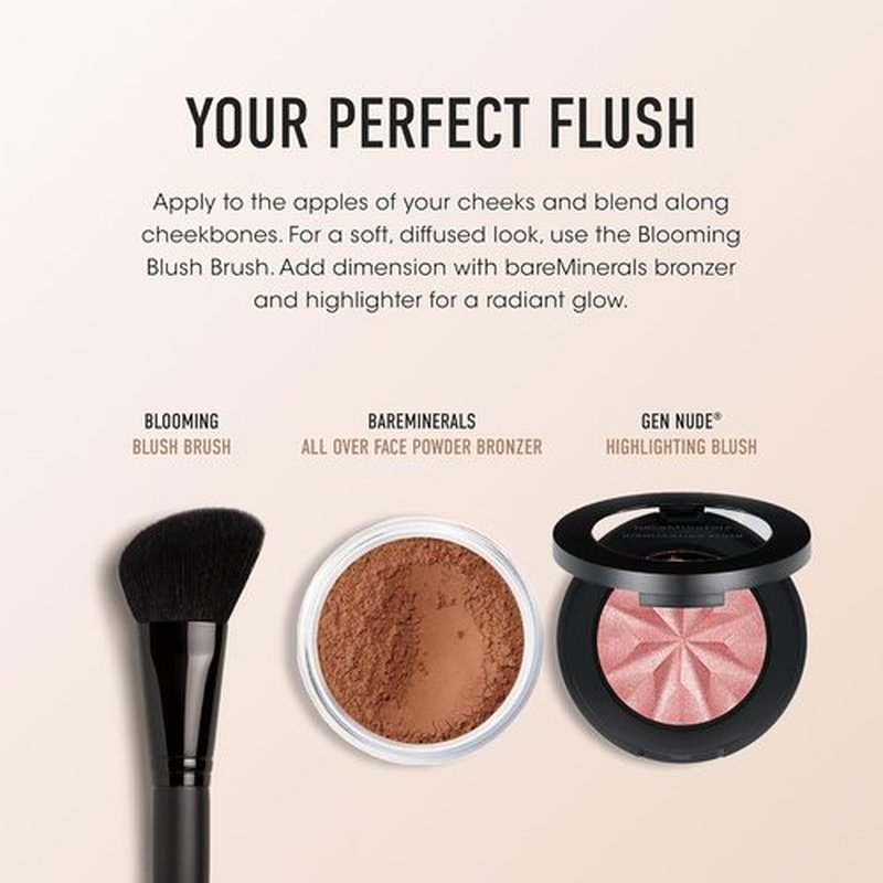 bareMinerals Loose Mineral Powder Blush - Buildable Coverage, Lightweight & Vegan | Talc-Free, All Skin Types