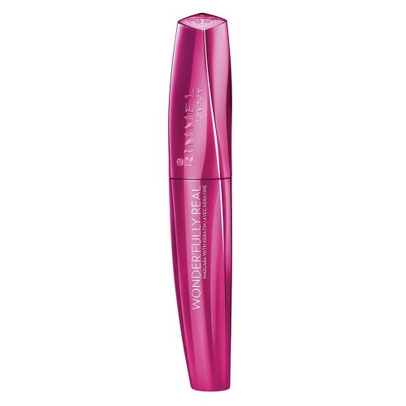 Rimmel Wonder'fully Real Mascara - Waterproof Black Formula | 0.37 Fl Oz for Stunning Lashes