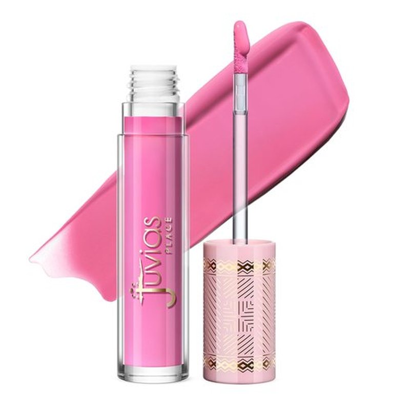 Juvia's Place Smoothie Lip Gloss - Hydrating Pink Velvet Cream Lipgloss | Non-Sticky Plumping Formula with Cocoa Butter & Chia Oil