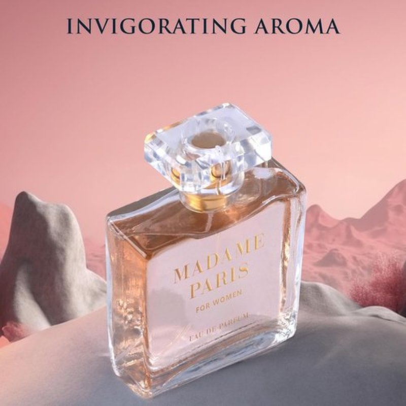 Madame Paris Eau De Parfum for Women - 3.4 Oz Floral Jasmine & May Rose Scent | Cruelty-Free Gift
