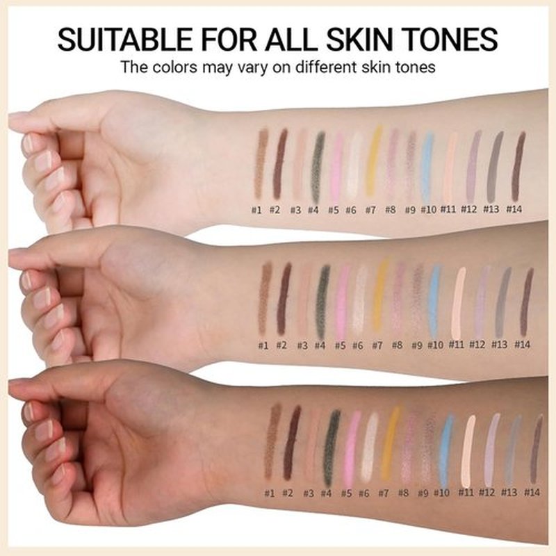 Erinde Waterproof Cream Eyeshadow Stick - Bright Pink Matte, Long-Lasting & Blendable | Vegan 05