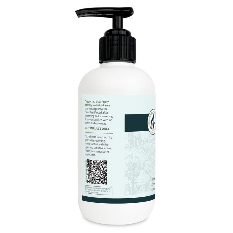 Zatural Hemp Hot Cream with Essential Oil Blend, Aloe, Hemp, and More (8oz Pump)