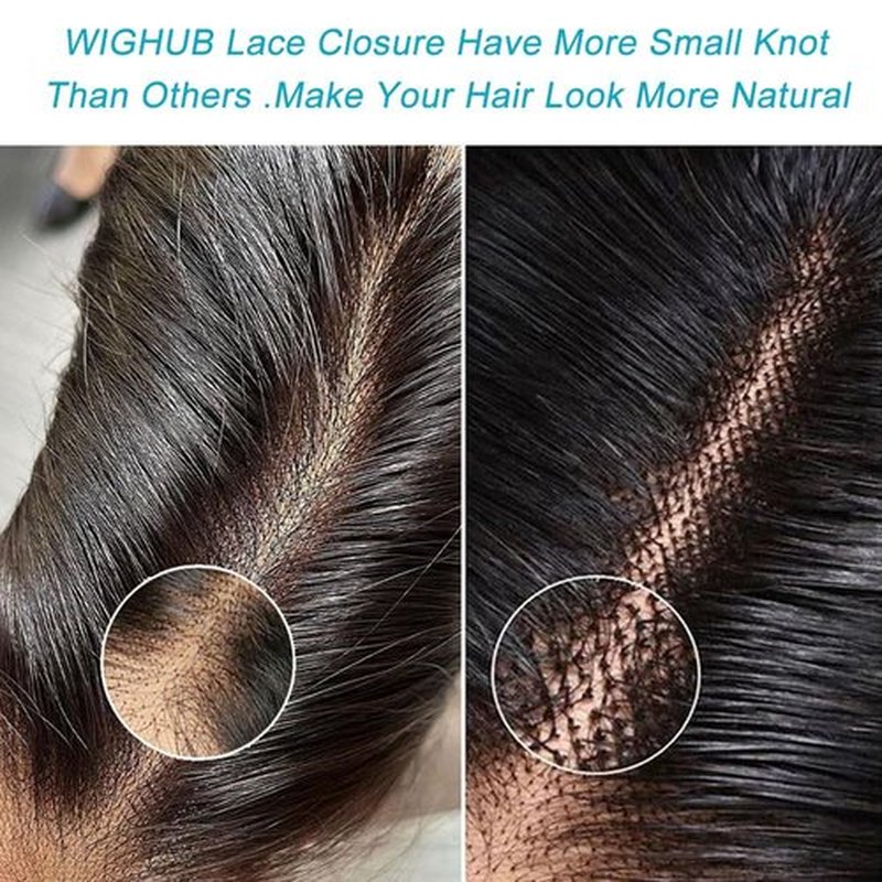 2x6 Hd Lace Closure Straight Indian Virgin Human Hair,14Inch Middle Part Pre Plucked Natural Hairline Transparent Swiss Lace Closure Human Hair