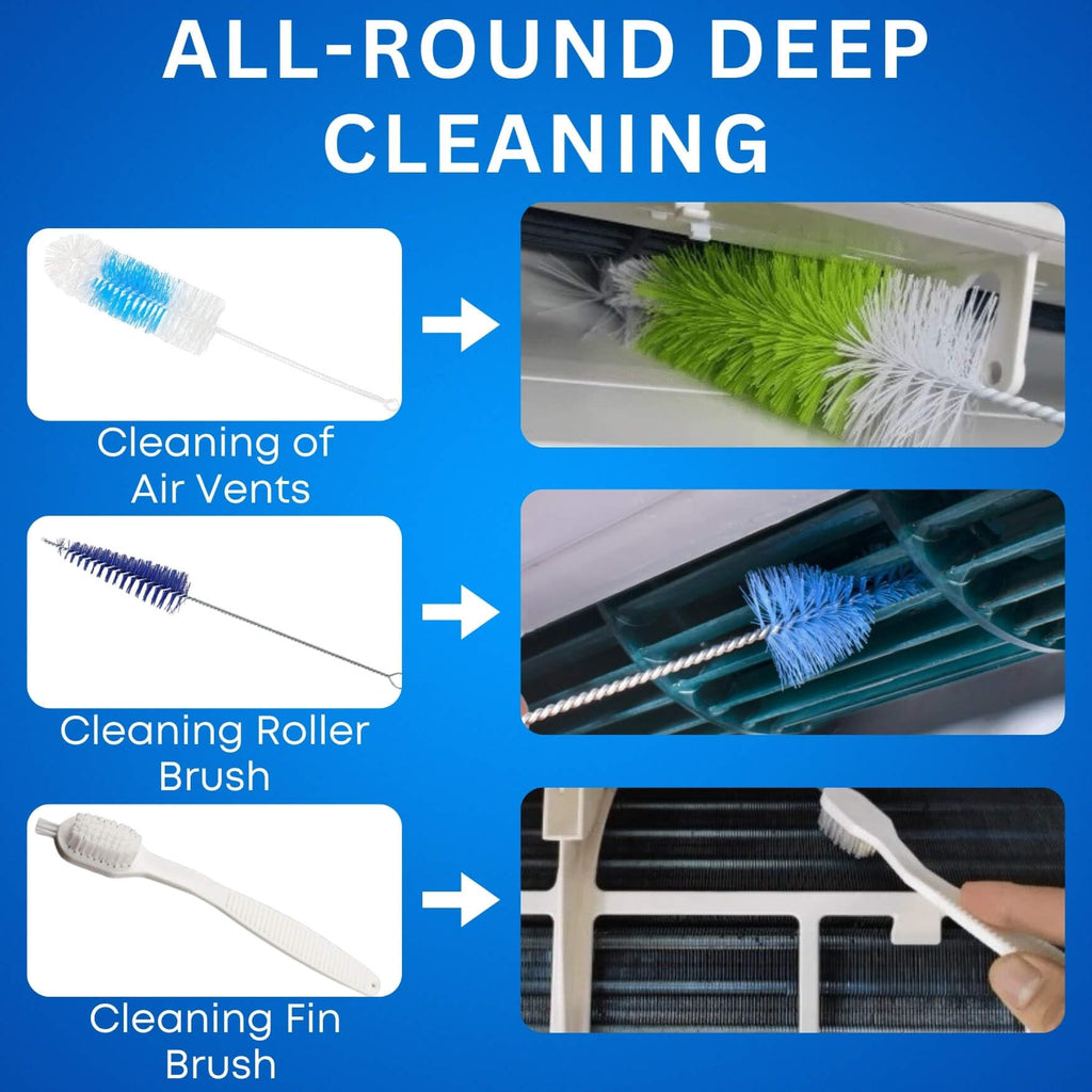Oiktylr Mini Split Cleaning Kit Bag with 2L High Pressure Sprayer, Air Conditioner Cleaning Kit with Waterproof PVC AC Cleaning Cover Bib with HVAC Cleaning Tools, Large