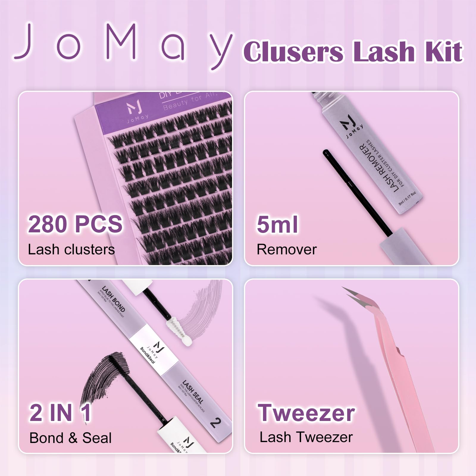 JoMay DIY Lash Extension Kit Volume