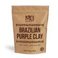MB Herbals Brazilian Purple Clay Powder 8 oz (0.5 LB / 227 Gram) | Face Packs & Soap Making | Mild Anti-Ageing Clay