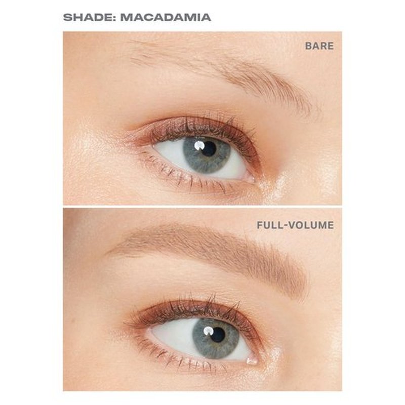 Morphe Brow Tease Eyebrow Gel Mousse - Volumizing Gel with Natural Bamboo Fibers & Coffee Seed Oil - Macadamia (0.16 fl oz)