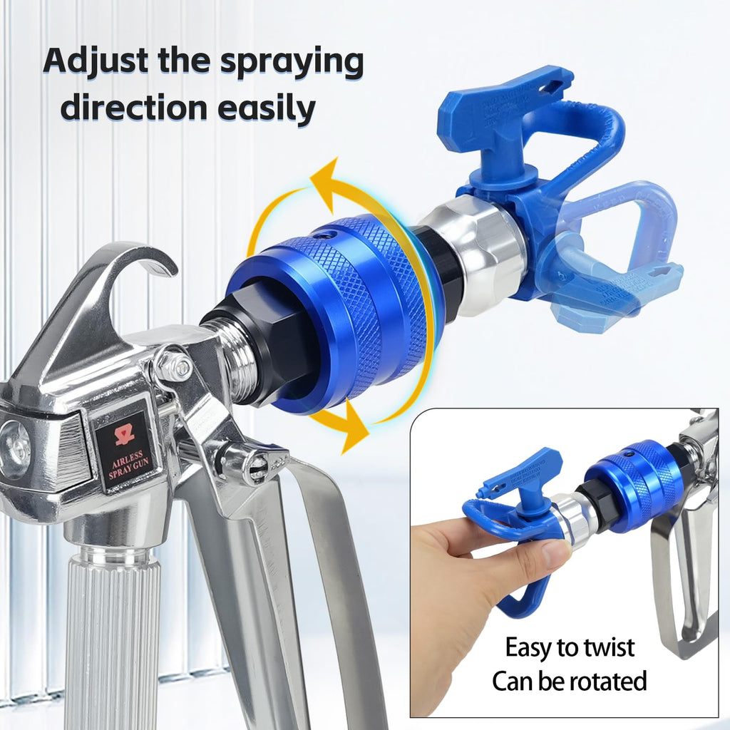TUDUD Airless Paint Sprayer Swivel Joint 360 Degrees Rotate Spray Gun Joint Connector Accessories Paint Application Tool
