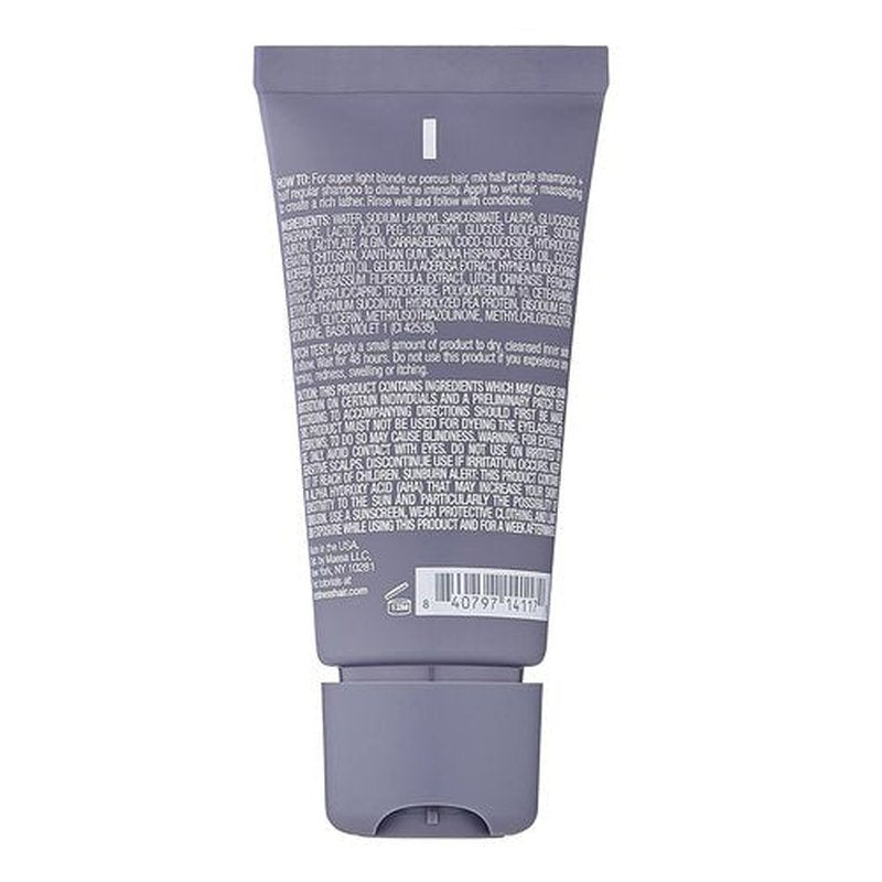 Kristin Ess Hair The One Purple Shampoo - Travel Size for Blonde Hair | Neutralizes Brass & Yellow Tones, Color Safe