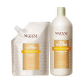 Mizani True Textures Moisture Replenish Shampoo - Smooths & Hydrates Curly Hair | 33.8 Fl Oz + 16.9 Fl Oz Refill