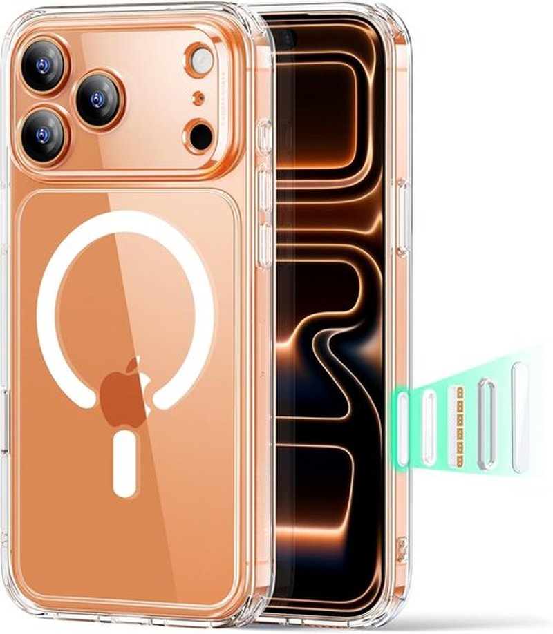 ESR iPhone 17 Pro Max Case - Shockproof Military-Grade Protection | MagSafe Compatible & Clear Design