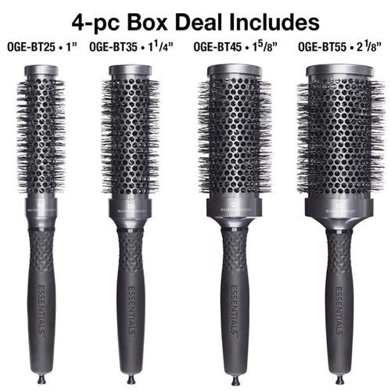 Olivia Garden ESSENTIALS Thermal 4-pc box deal: OGE-BT55, OGE-BT45, OGE-BT35, OGE-BT25 + box