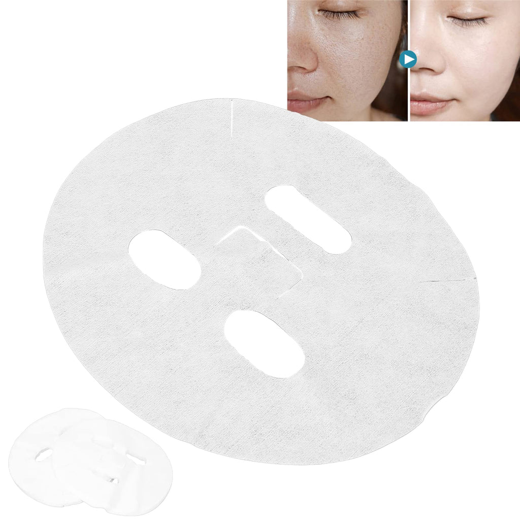 ZJchao Sheet Masks, 50pcs Mask Paper Home Masks Sheets Moisturizing Face for DIY Skin Care Hydrating Disposable Cotton Masks Paper for Wet Skincare Salon Home Spa DIY