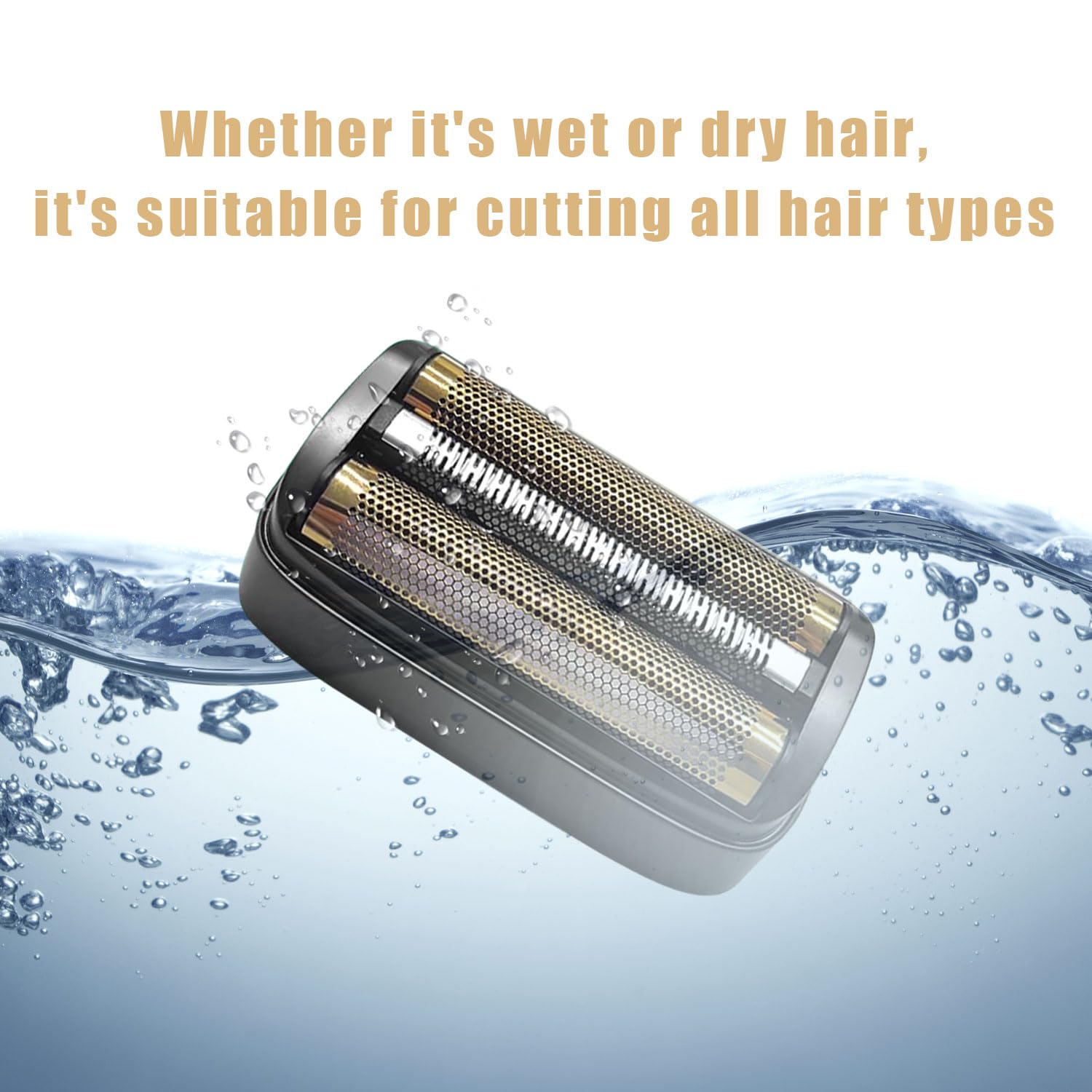 For Andis Foil Shaver Replacement Head for Model 17300 reSURGE Electric Shaver Replacemen Blades (Black/1Pack)
