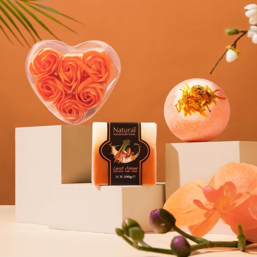 Mother's Day Gifts Baskets for Women Mom Her Wife Girlfriend,Birthday Gifts for Women Teacher Friend w/Cozy Blanket Rose Relaxing Spa Gifts Set,Self Care Get Well Gifts for Her Valentines Mothers Day