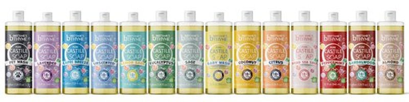 Brittanie's Pure Castile Liquid Soap Almond – 2 Pack (32oz Each) | Natural, Organic, Multi-Purpose Soap for Body, Face, Home & Pets | Vegan, Sulfate-Free, Made in USA