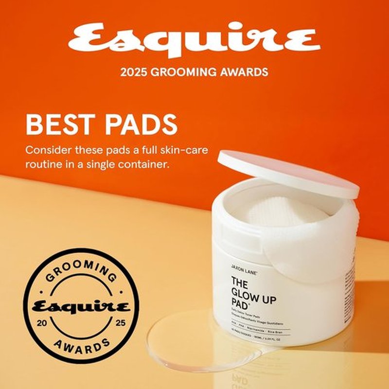 THE GLOW UP Rice Toner Pads - Daily Exfoliating Facial Pads with Centella, AHA, PHA & Niacinamide for Brightening & Radiance