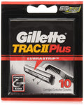 Gillette Trac II with Lubrastrip Men's Razor Blade Refills, 10 Count