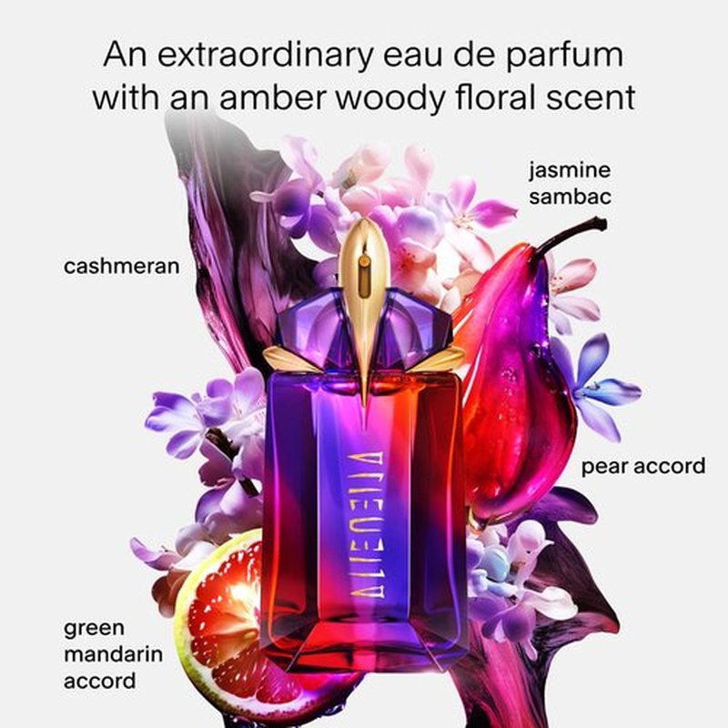 MUGLER Alien Hypersense Eau de Parfum | Women's Floral & Woody Fragrance with Green Mandarin & Jasmine - Long Lasting