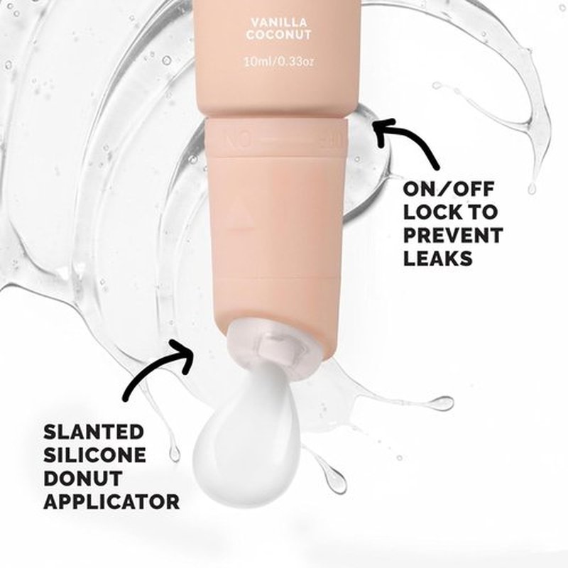 Quick Flick Tri-Peptide Lip Butter - Hydrating Vanilla Coconut Glaze | Clear Formula