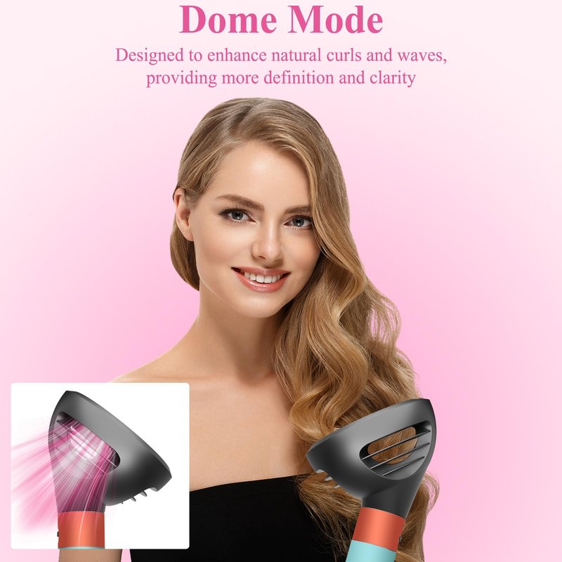 ZEPHBLOW Wave Curl Diffuser for Dyson Airwrap – Dome and Diffuse Modes for Curl Wave Hair, Hair Diffuser Attachment Compatible with Airwrap Styler HS01/05
