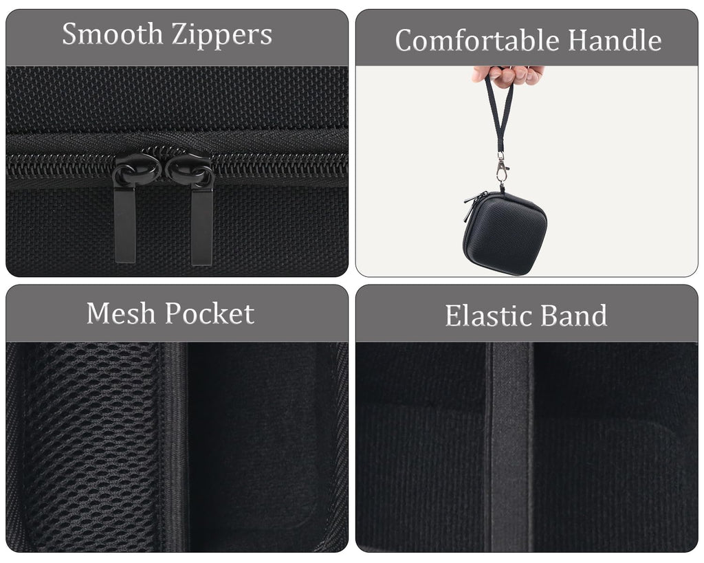 inDomit Hard Protective Travel Case Compatible with Men's Balder Boss with Mesh Pocket for Travel, Travel Storage Bag Compaitble with RMton Balder Pro Head Shaver XR7120/XR7000