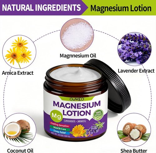 Pure Magnesium Oil Spray & Lotion Set - Unscented Muscle Relaxation & Moisturizing Relief | 100% Magnesium Chloride, Arnica & Lavender