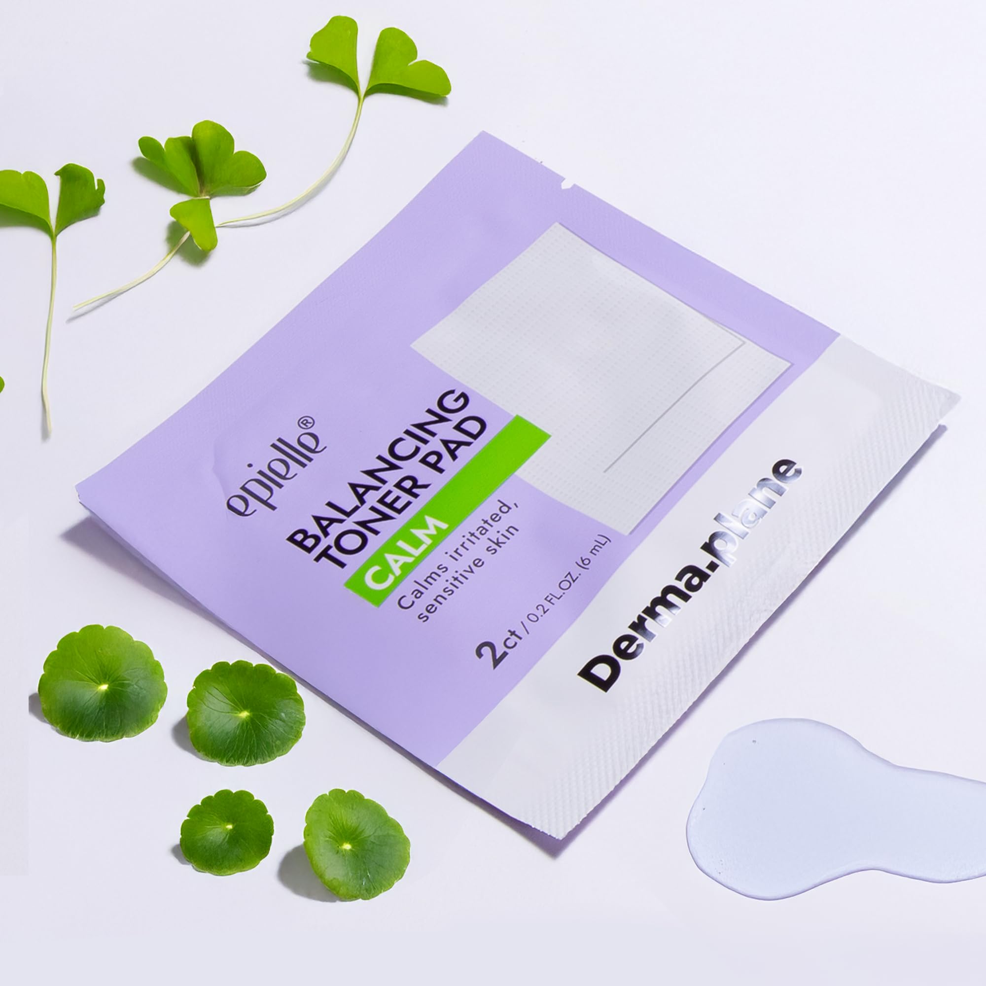 Epielle Balancing Toner Pads 5 Packs Individually Wrapped, Calming & Hydrating Irritated, Sensitive Skin with CICA & Salicylic Acid, Cotton Gauze & Glutathione Jelly, Korean Skin Care (5 Toner Pads)